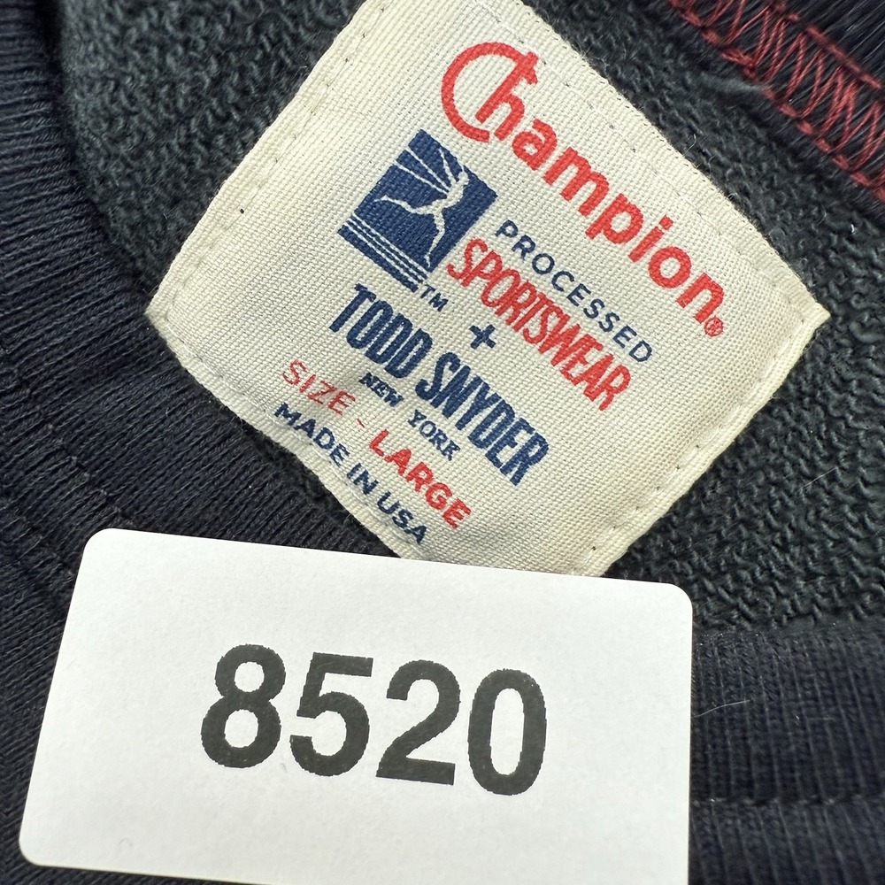 Champion x Todd Snyder Camo Pocket Crew Sweatshirt Mens L $148 - Picture 10 of 10